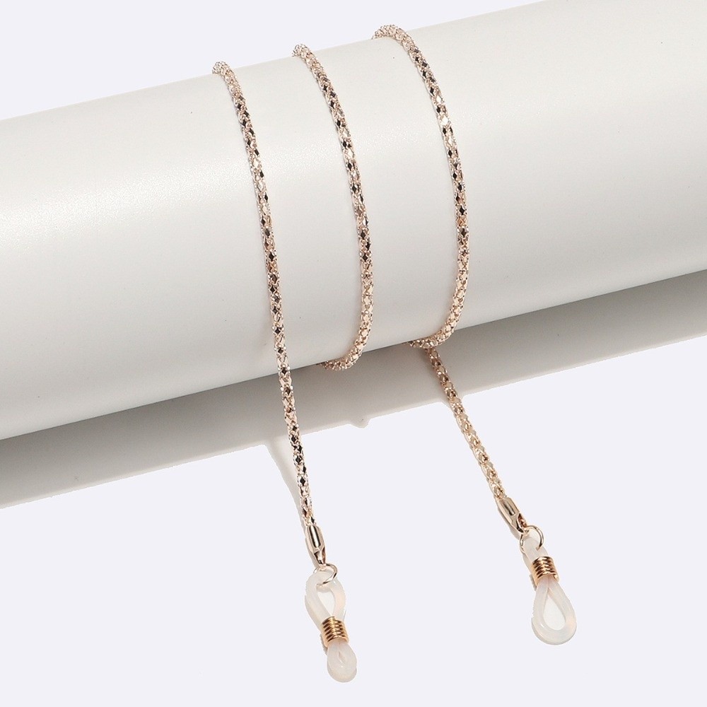 Mask Lanyard Adjustable - Luxuriöse Anti-Verlust-Sonnenbrillenketten 70cm Verstellbare Brillenkette Perlen-Maskenband