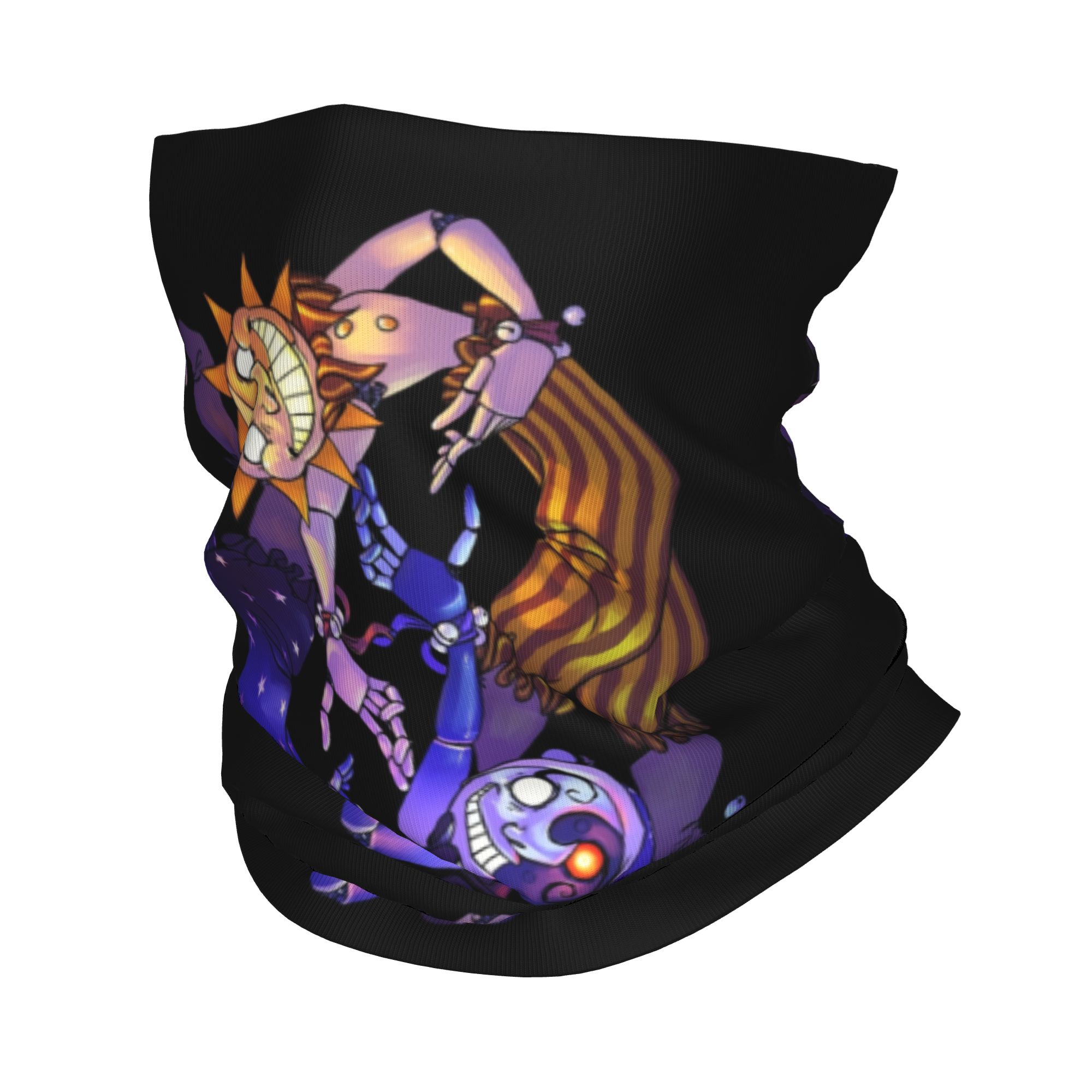 Neck Gaiter Face Cover - Sonne und Mond FNAF Security Breached