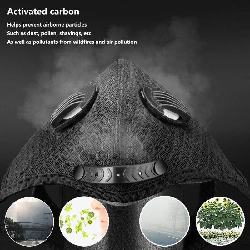 Fahrrad-Gesichtsmaske, sportli – Anti Pollution Mask Bewertung und Preis