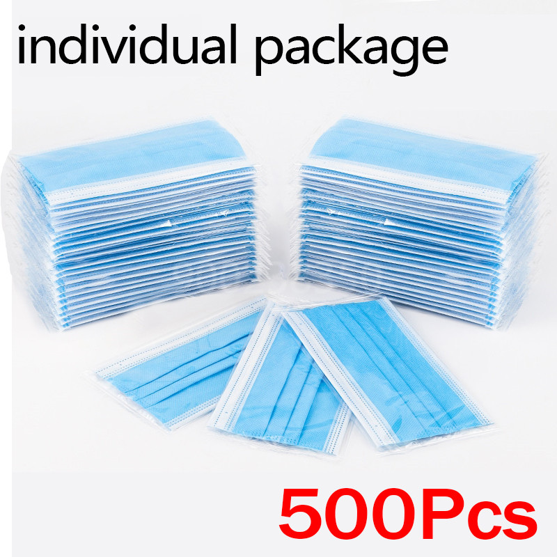 10-500 Stück Einweg-Gesichtsma – Disposable Mask Blue Bewertung und Preis