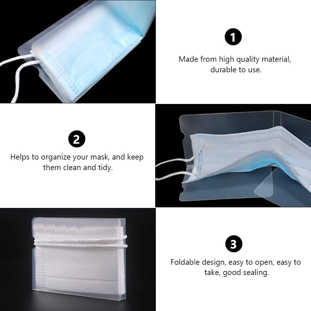 4 Stück umweltfreundliche PP-M – Face Mask Storage Box Bewertung und Preis
