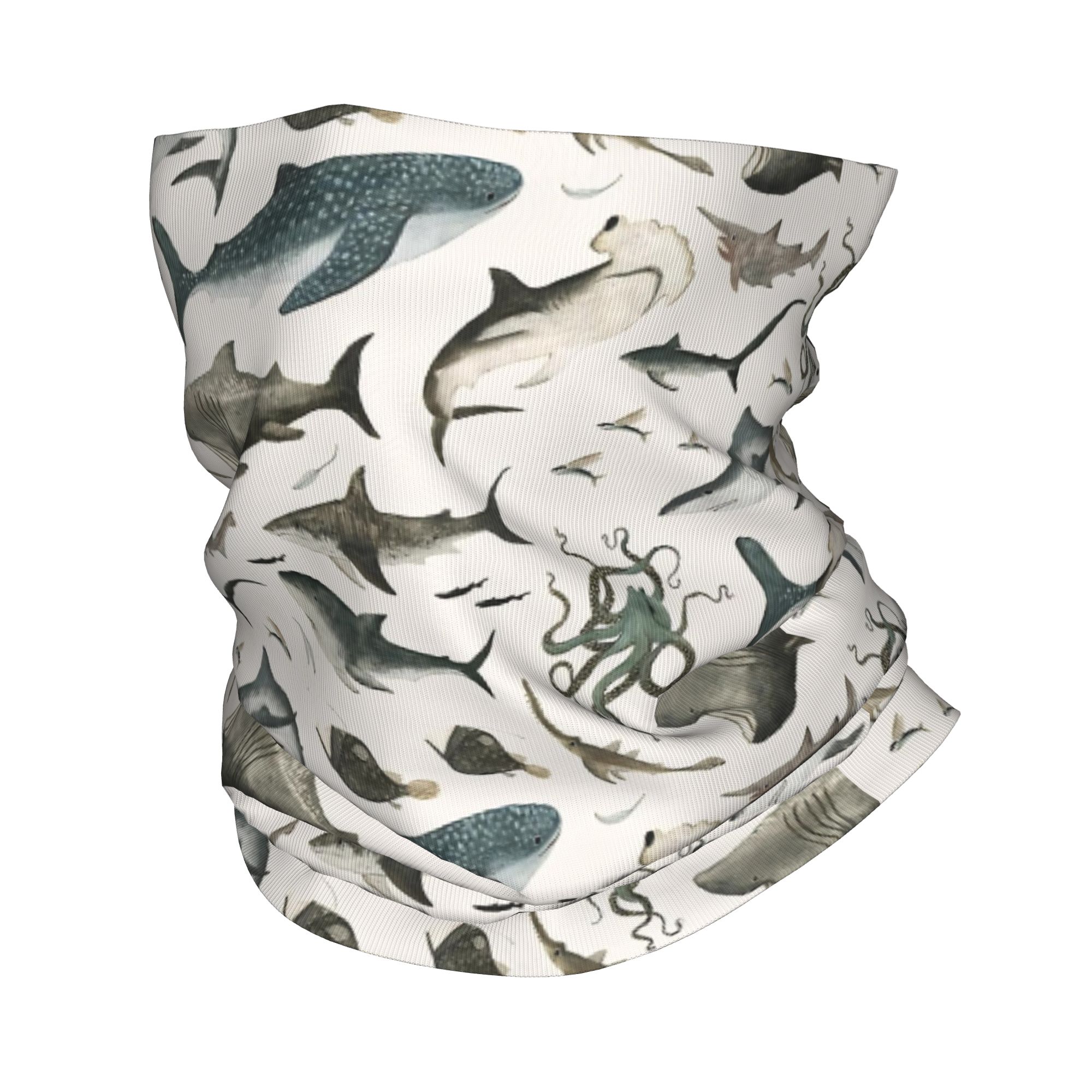Shark Ocean Animal Sharks Band – Neck Gaiter Face Cover Bewertung und Preis