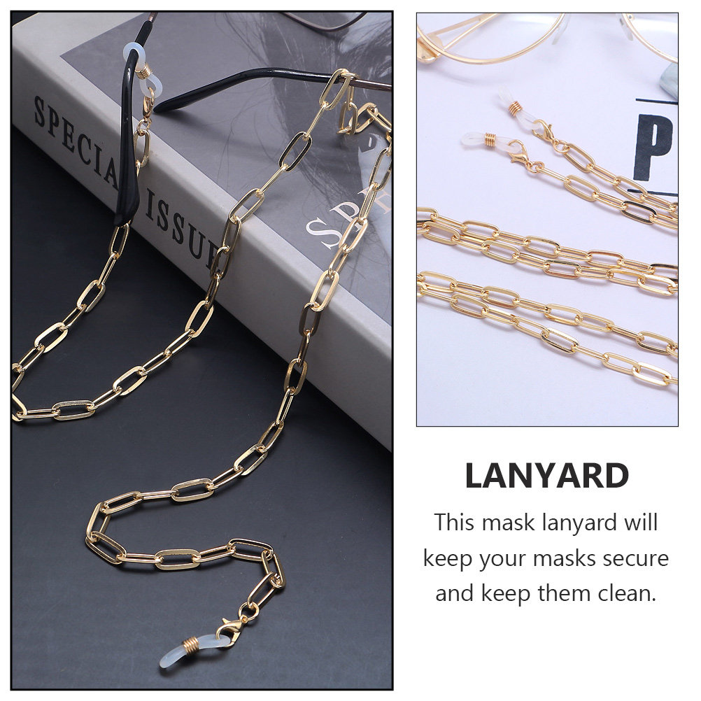 Goldene Büroklammer-Maskenhalt – Mask Chain Holder Bewertung und Preis